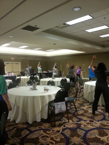Working out at the ASDAH conference