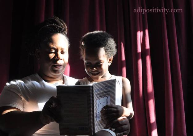 A new generation is introduced to Shadow on a Tightrope.  Photo Credit: Substantia Jones